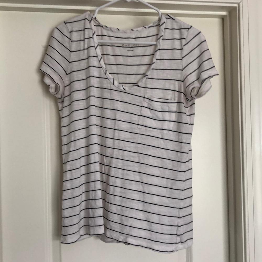 Nordstrom Caslon Cotton tee (bump friendly!)